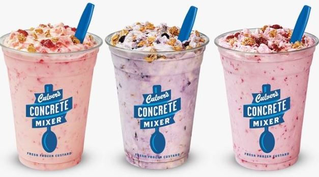 Culver's Ice Cream Menu