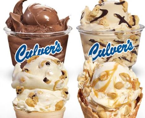 Culver's Sundae Menu