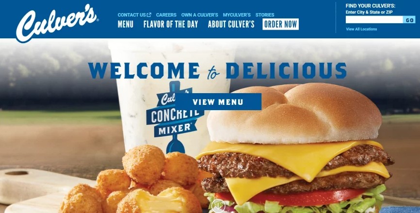 Culver's Kids’ Meals Menu